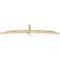 Ekena Millwork Bellingham Rough Sawn Timber Gable Bracket, Douglas Fir, 96"W x 20"H x 4"D x 4"F, 5/12 Pitch GBW096X20X0404BEL00RDF - alternate 3